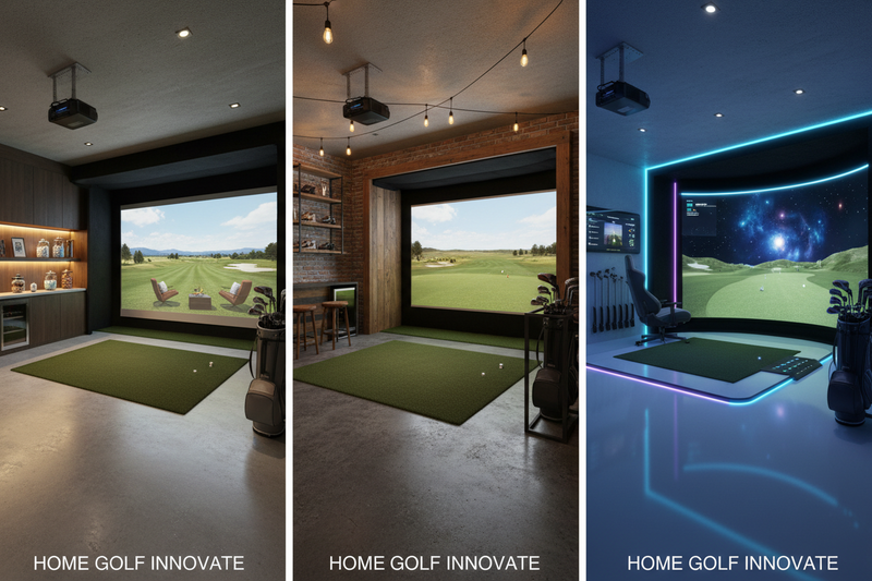 Garage Golf Simulator Ideas