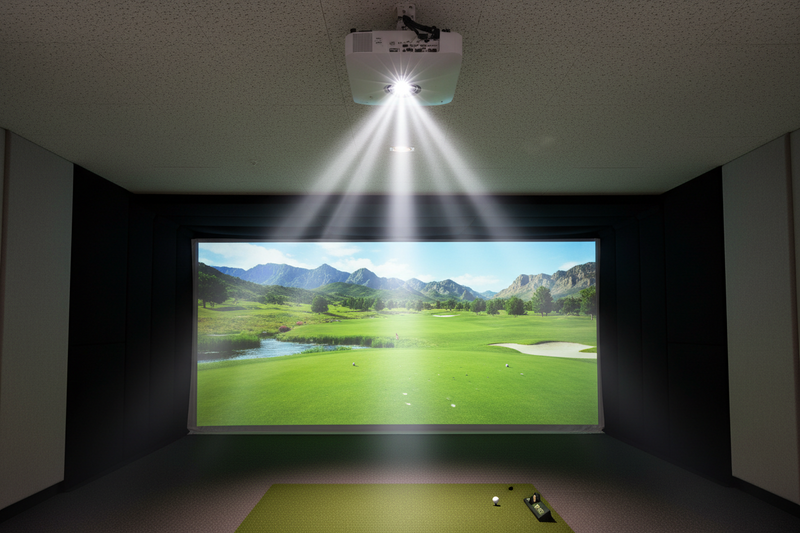 Best Projector for a Golf Simulator