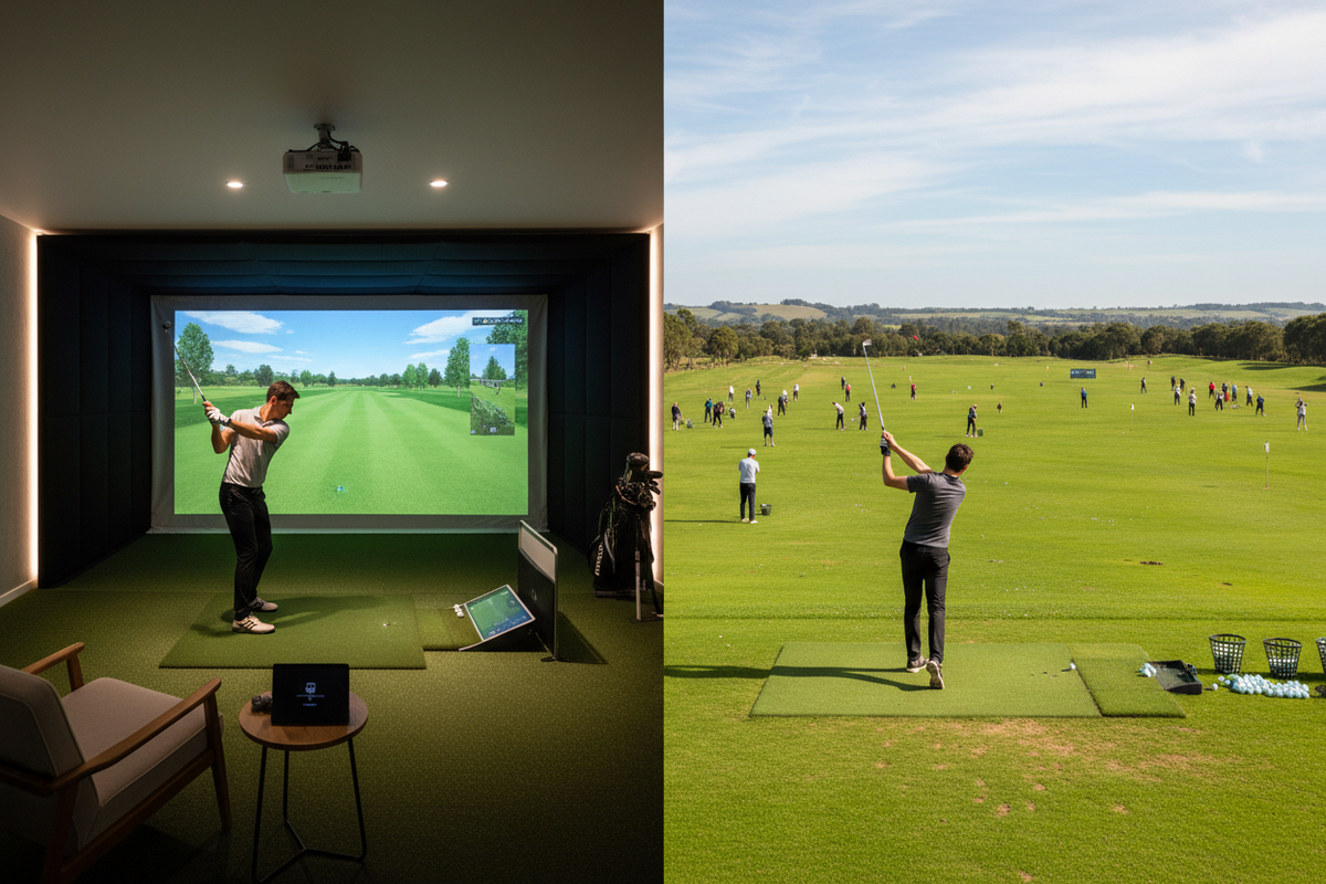 Golf Simulator vs Driving Range