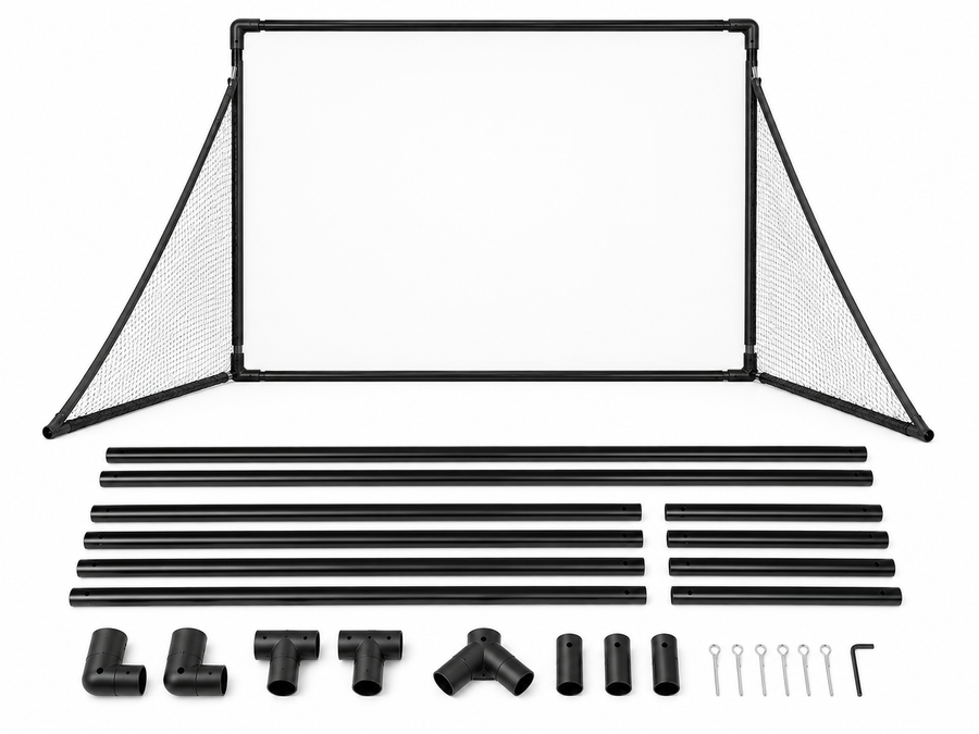 Precut Pole Pipe Kits for Golf Simulator Bays and Enclosures