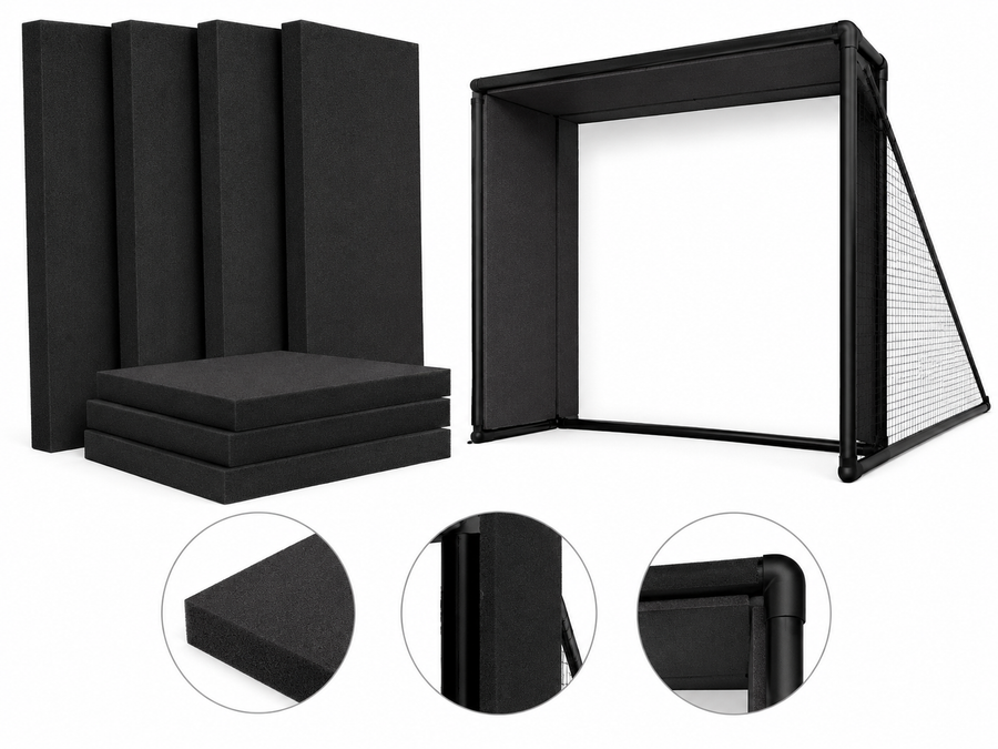Protective Foam Padding Inserts for DIY Golf Simulator Bays