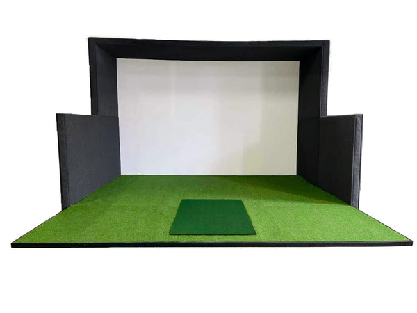 Golfsims Modular Enclosure Without Extra Side Protection